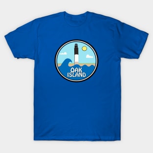 OAK ISLAND LIGHTHOUSE WAVE T-Shirt